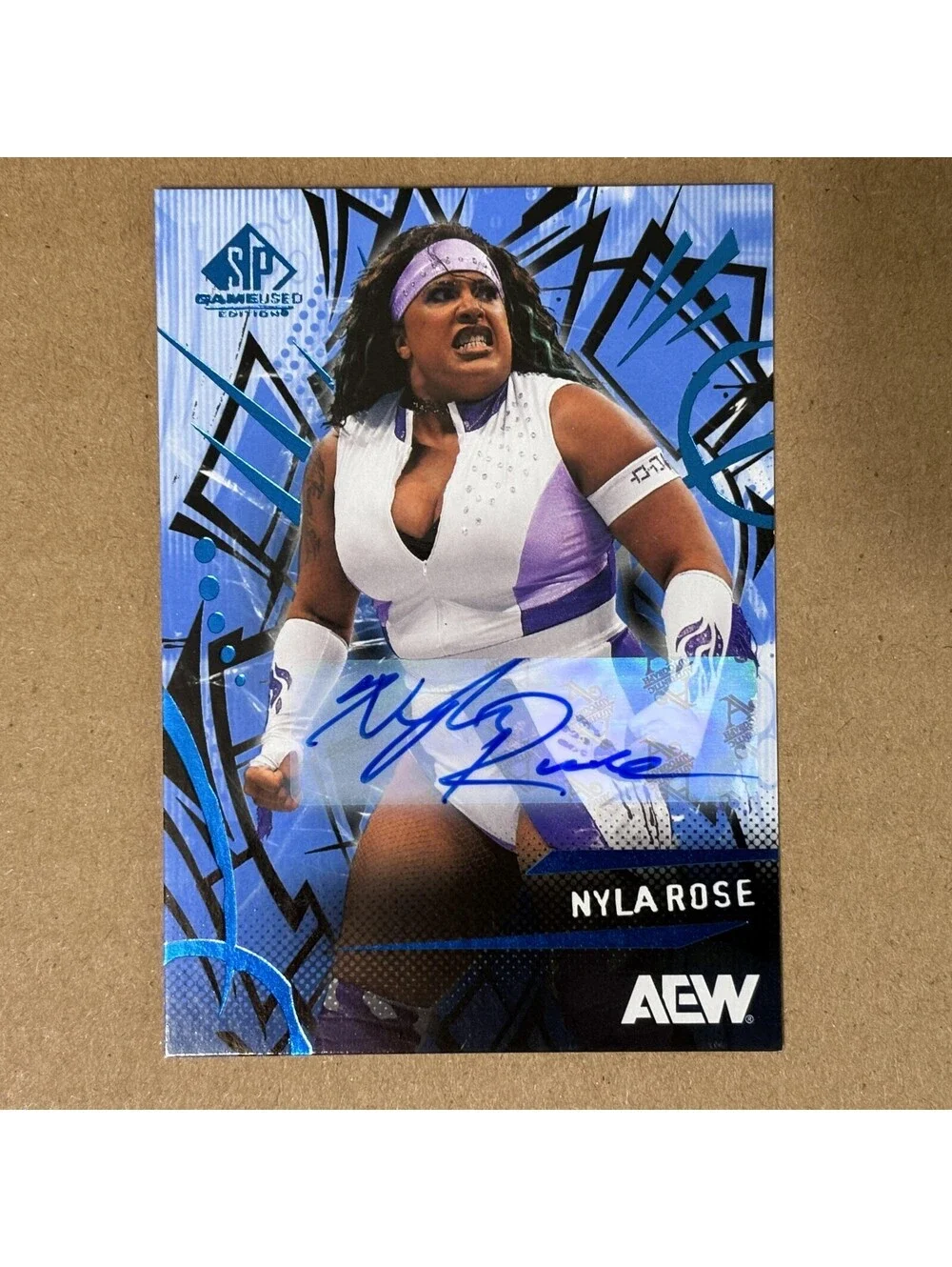 2025 SP Game Used AEW - Autographs Blue Nyla Rose #53